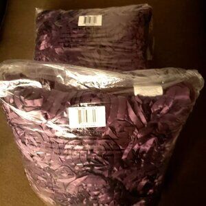 Purple 3D Flower Rosette Throw Pillows Sofa Girls Room Cottagecore Floral Decor